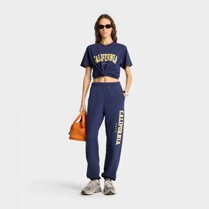Sporty And Rich California Sweatpant - Navy/Gold